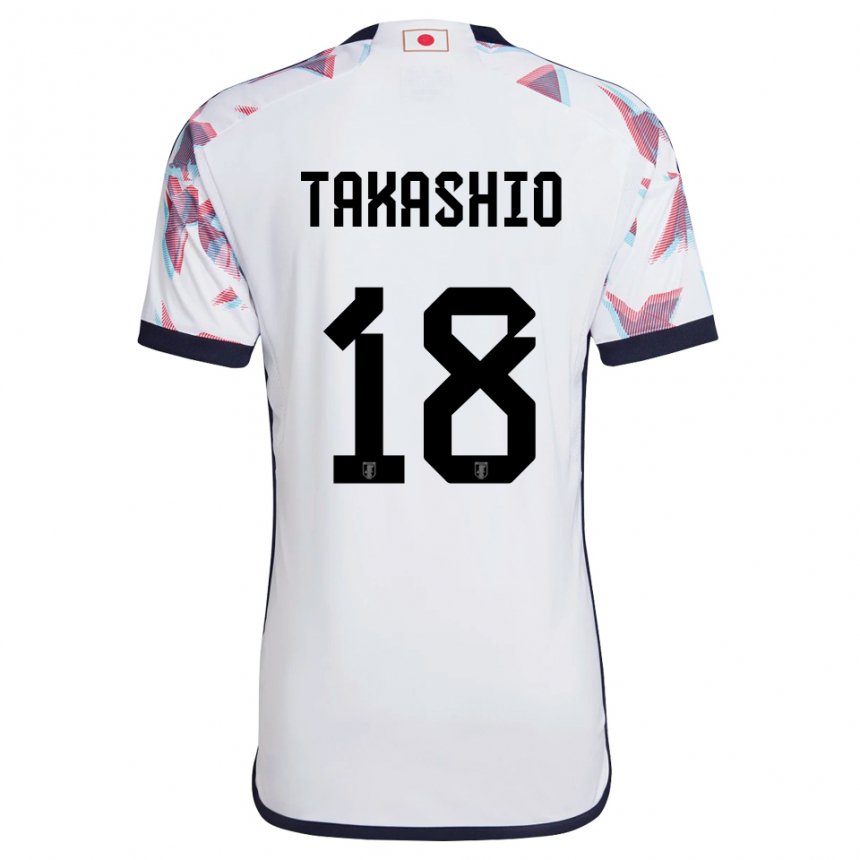 Kinderen Japans Hayase Takashio #18 Wit Uitshirt Uittenue 22-24 T-shirt