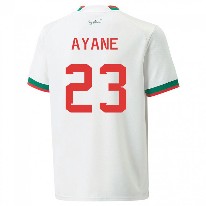 Kinderen Marokkaans Rosella Ayane #23 Wit Uitshirt Uittenue 22-24 T-shirt