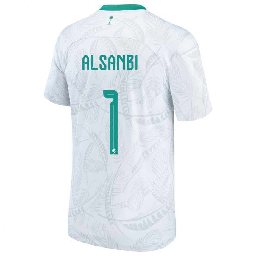 Heren Saoedi-arabisch Abdulrahman Alsanbi #1 Wit Thuisshirt Thuistenue 22-24 T-shirt