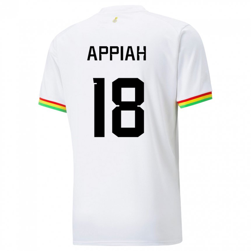 Heren Ghanees Veronica Appiah #18 Wit Thuisshirt Thuistenue 22-24 T-shirt