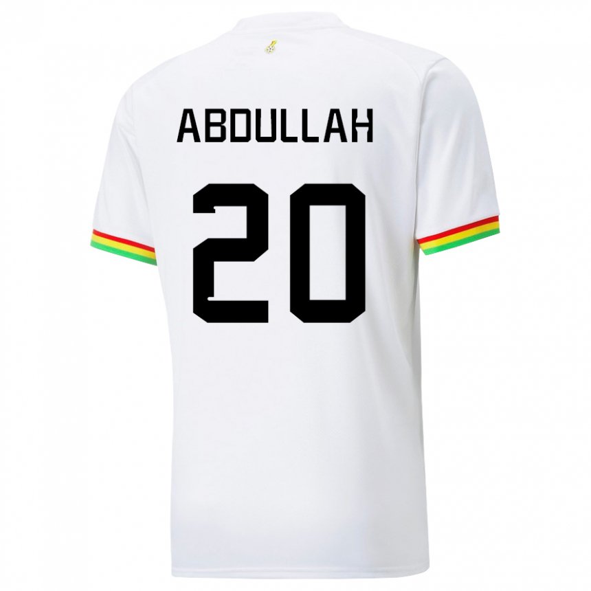 Heren Ghanees Razak Abdullah #20 Wit Thuisshirt Thuistenue 22-24 T-shirt