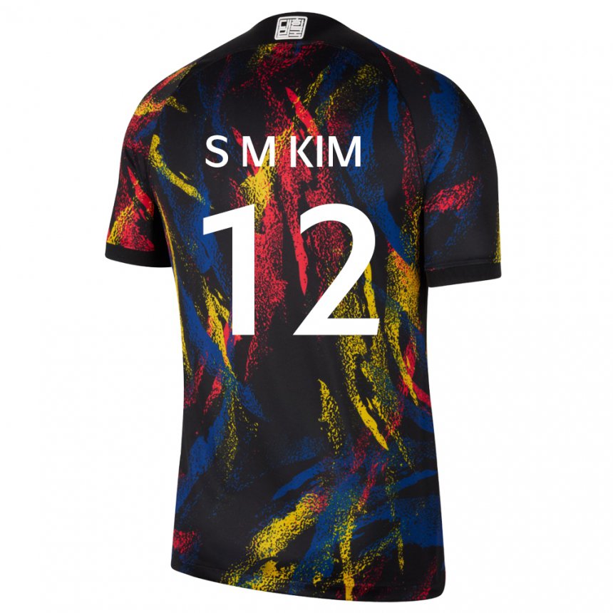 Heren Zuid-koreaans Kim Seong Mi #12 Veelkleurig Uitshirt Uittenue 22-24 T-shirt