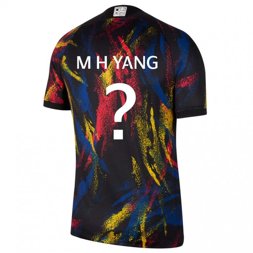 Heren Zuid-koreaans Yang Min Hyuk #0 Veelkleurig Uitshirt Uittenue 22-24 T-shirt