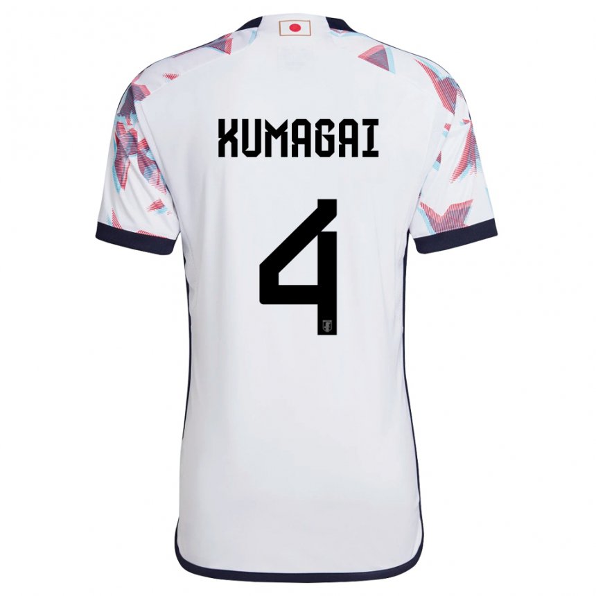 Heren Japans Saki Kumagai #4 Wit Uitshirt Uittenue 22-24 T-shirt