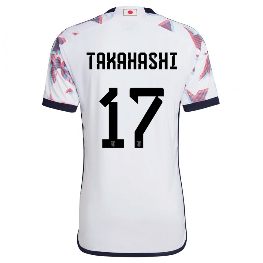 Heren Japans Hana Takahashi #17 Wit Uitshirt Uittenue 22-24 T-shirt