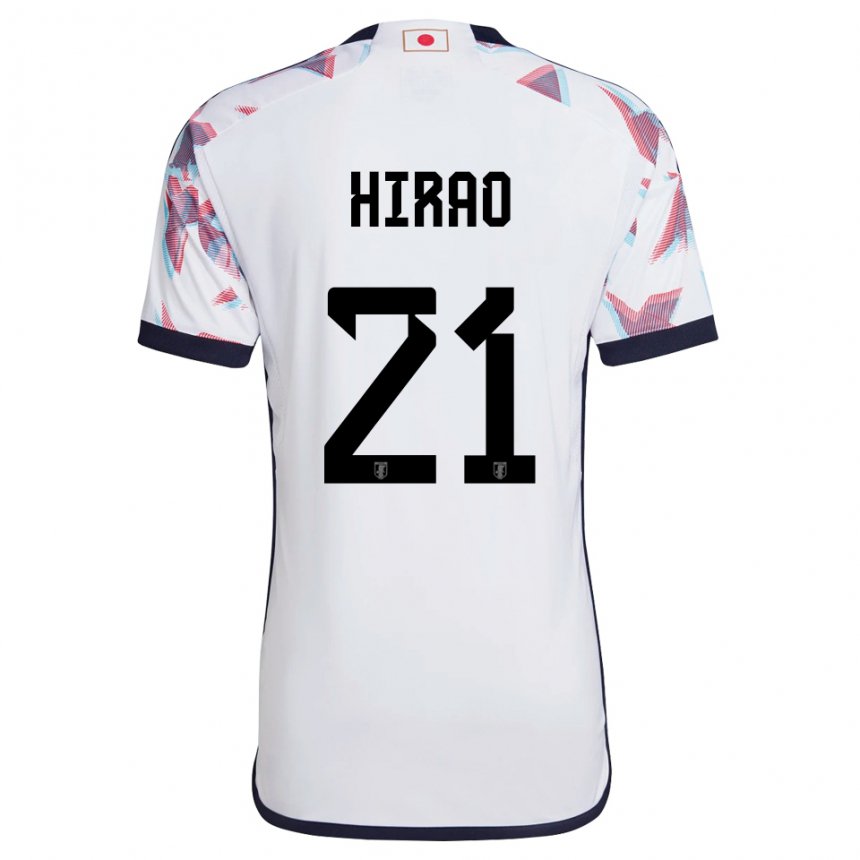 Heren Japans Chika Hirao #21 Wit Uitshirt Uittenue 22-24 T-shirt