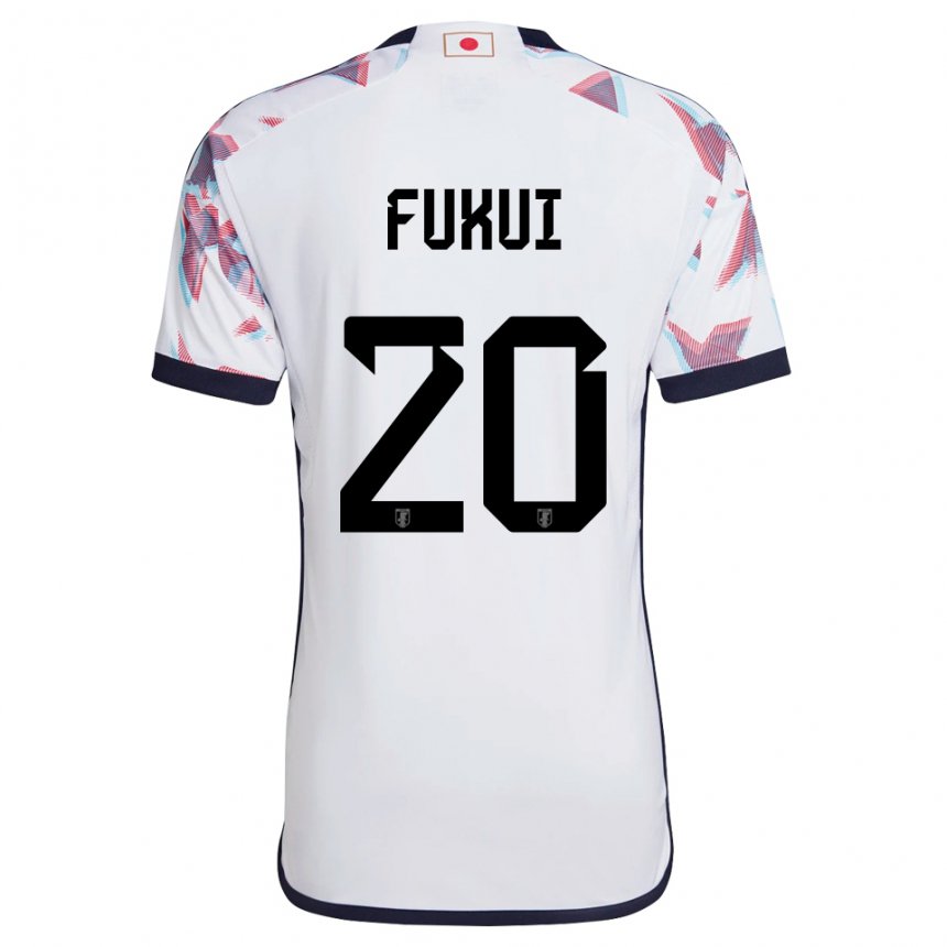 Heren Japans Taichi Fukui #20 Wit Uitshirt Uittenue 22-24 T-shirt