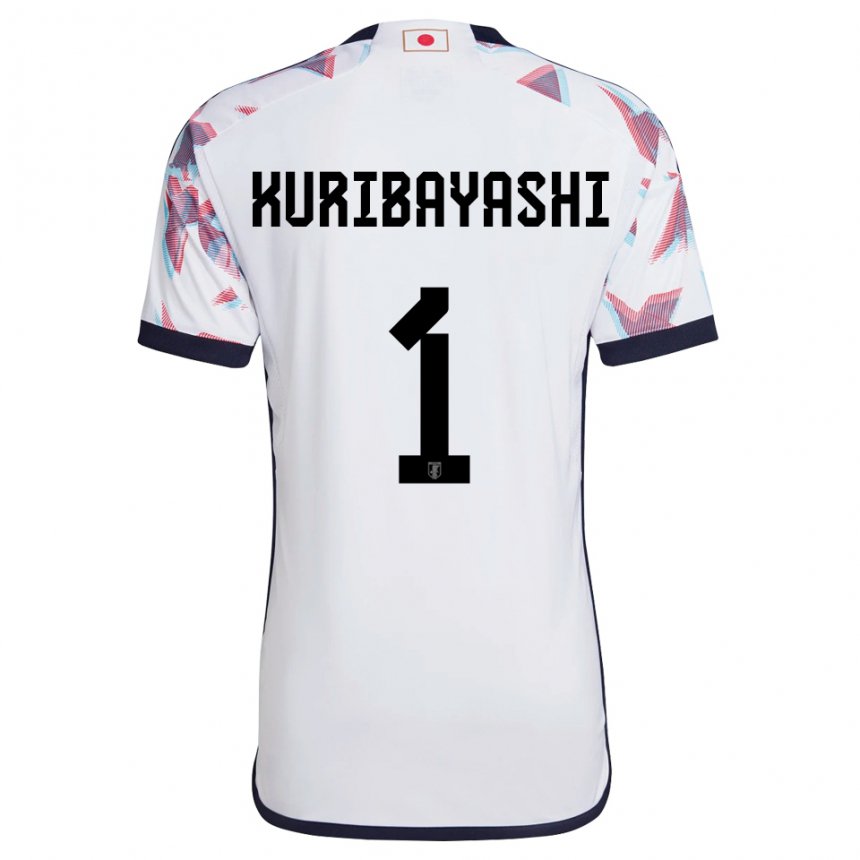 Heren Japans Hayato Kuribayashi #1 Wit Uitshirt Uittenue 22-24 T-shirt