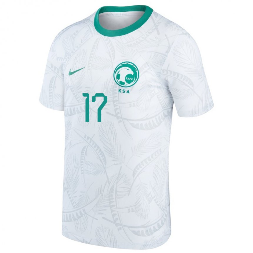 Dames Saoedi-arabisch Mohammed Almarri #17 Wit Thuisshirt Thuistenue 22-24 T-shirt