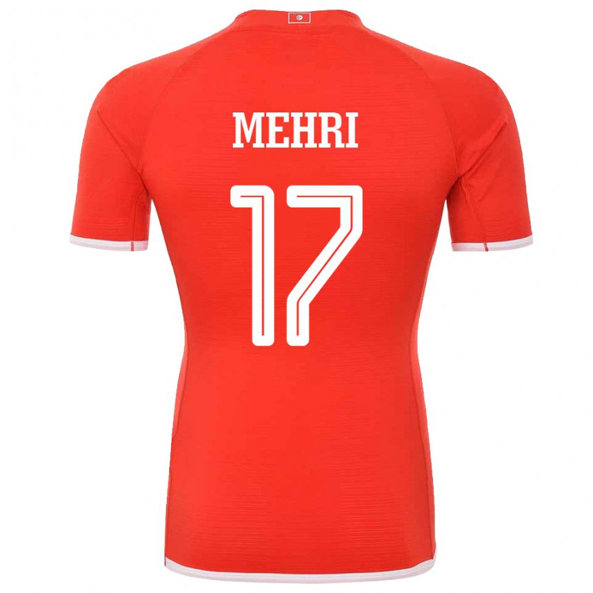 Dames Tunesisch Malek Mehri #17 Rood Thuisshirt Thuistenue 22-24 T-shirt
