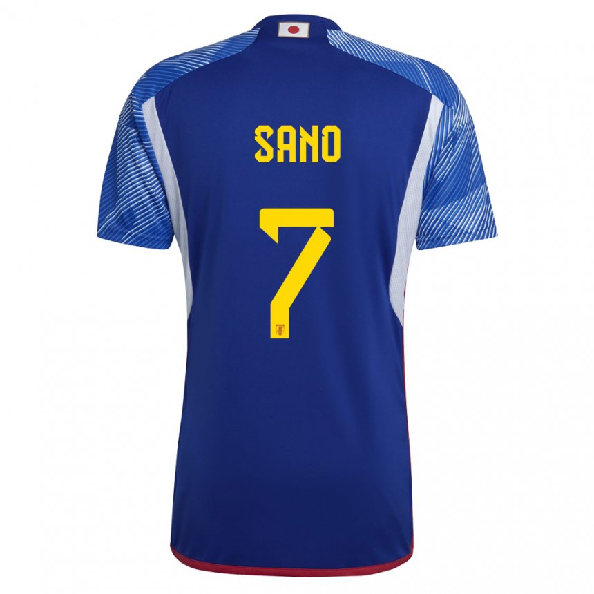 Dames Japans Kodai Sano #7 Koningsblauw Thuisshirt Thuistenue 22-24 T-shirt