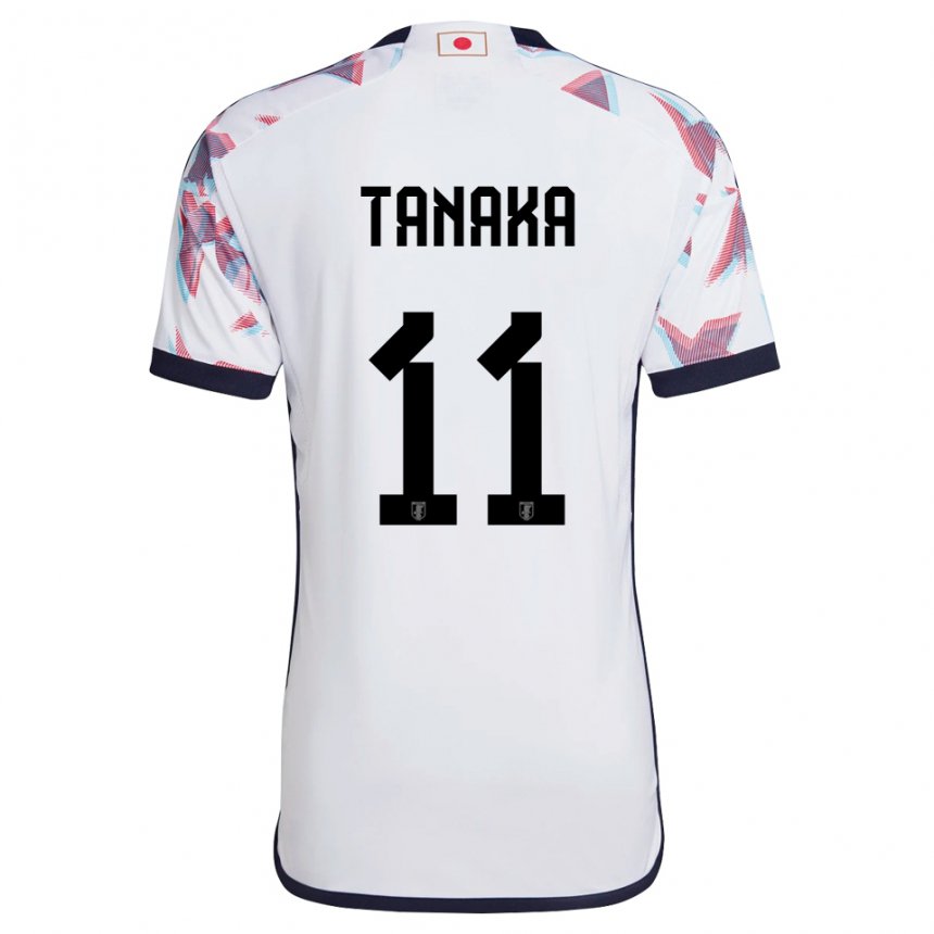 Dames Japans Mina Tanaka #11 Wit Uitshirt Uittenue 22-24 T-shirt