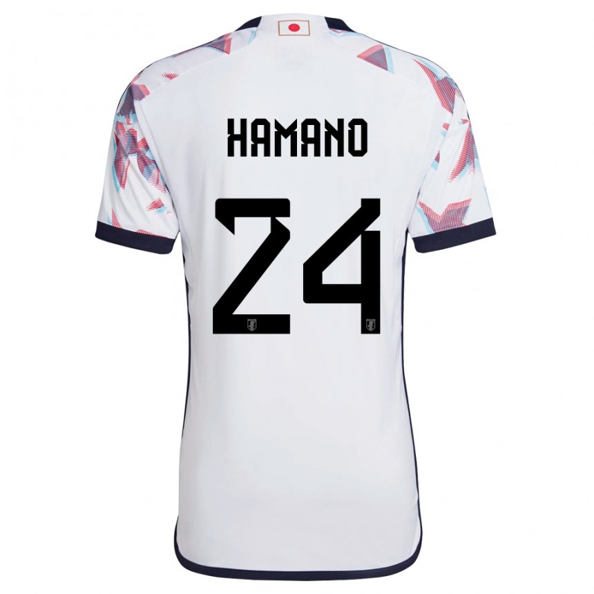 Dames Japans Maika Hamano #24 Wit Uitshirt Uittenue 22-24 T-shirt
