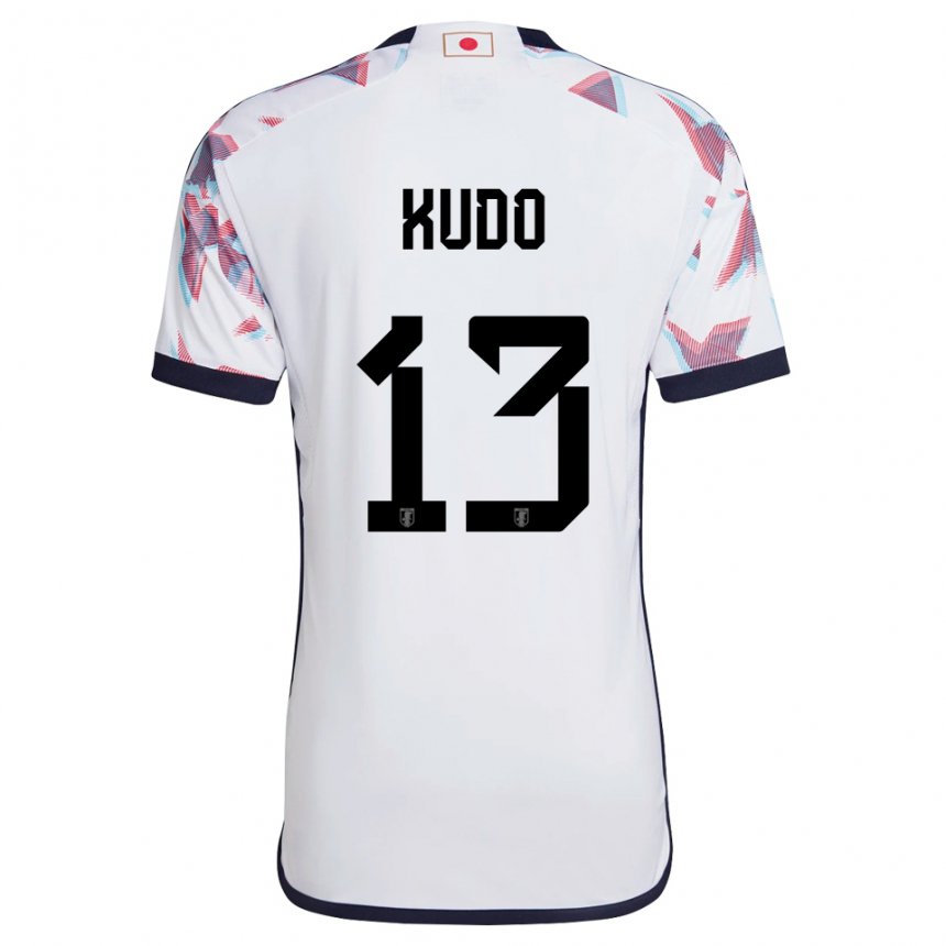 Dames Japans Kota Kudo #13 Wit Uitshirt Uittenue 22-24 T-shirt