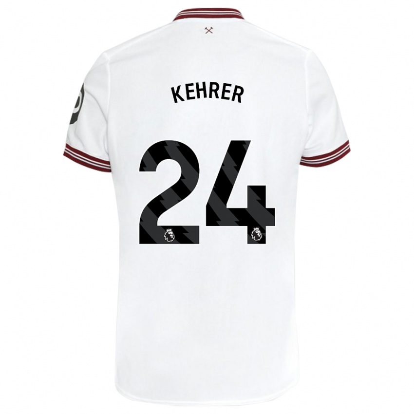 Kinderen Thilo Kehrer #24 Wit Uitshirt Uittenue 2023/24 T-Shirt