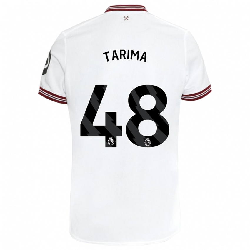 Kinderen Sean Tarima #48 Wit Uitshirt Uittenue 2023/24 T-Shirt