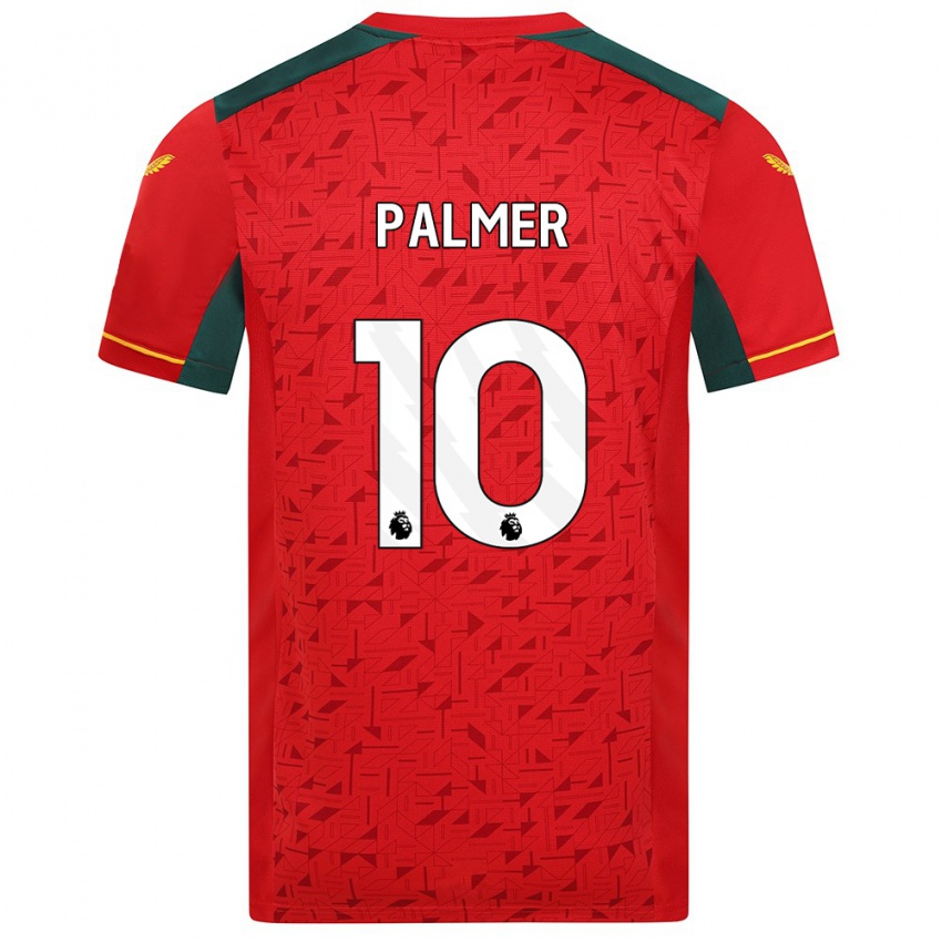 Kinderen Jamila Palmer #10 Rood Uitshirt Uittenue 2023/24 T-Shirt
