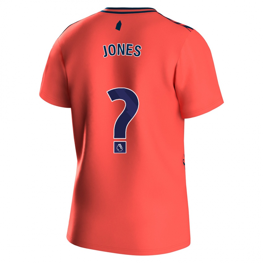 Kinderen Edward Jones #0 Koraal Uitshirt Uittenue 2023/24 T-Shirt