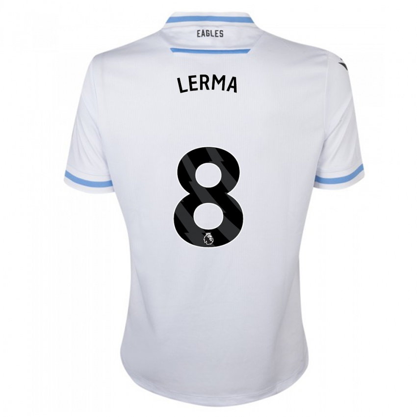 Kinderen Jefferson Lerma #8 Wit Uitshirt Uittenue 2023/24 T-Shirt