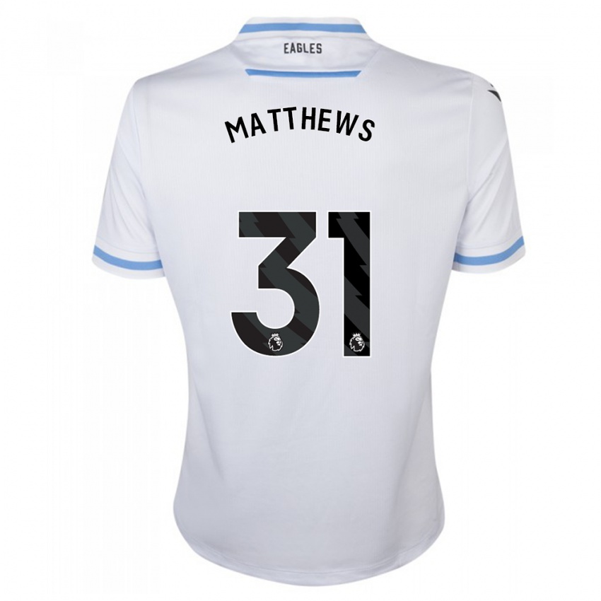 Kinderen Remi Matthews #31 Wit Uitshirt Uittenue 2023/24 T-Shirt