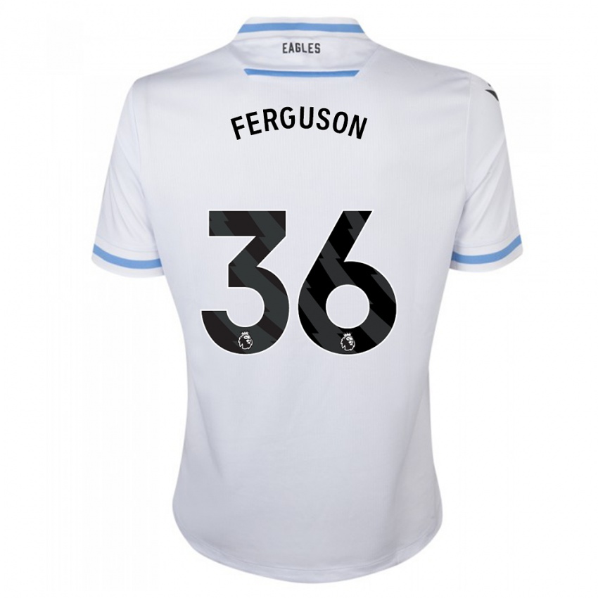 Kinderen Nathan Ferguson #36 Wit Uitshirt Uittenue 2023/24 T-Shirt