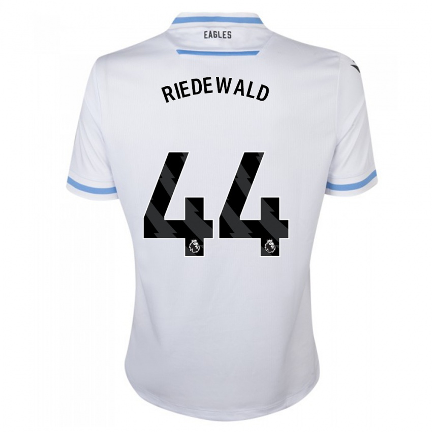 Kinderen Jairo Riedewald #44 Wit Uitshirt Uittenue 2023/24 T-Shirt