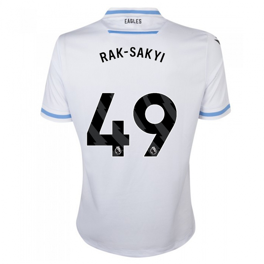 Kinderen Jesurun Rak-Sakyi #49 Wit Uitshirt Uittenue 2023/24 T-Shirt