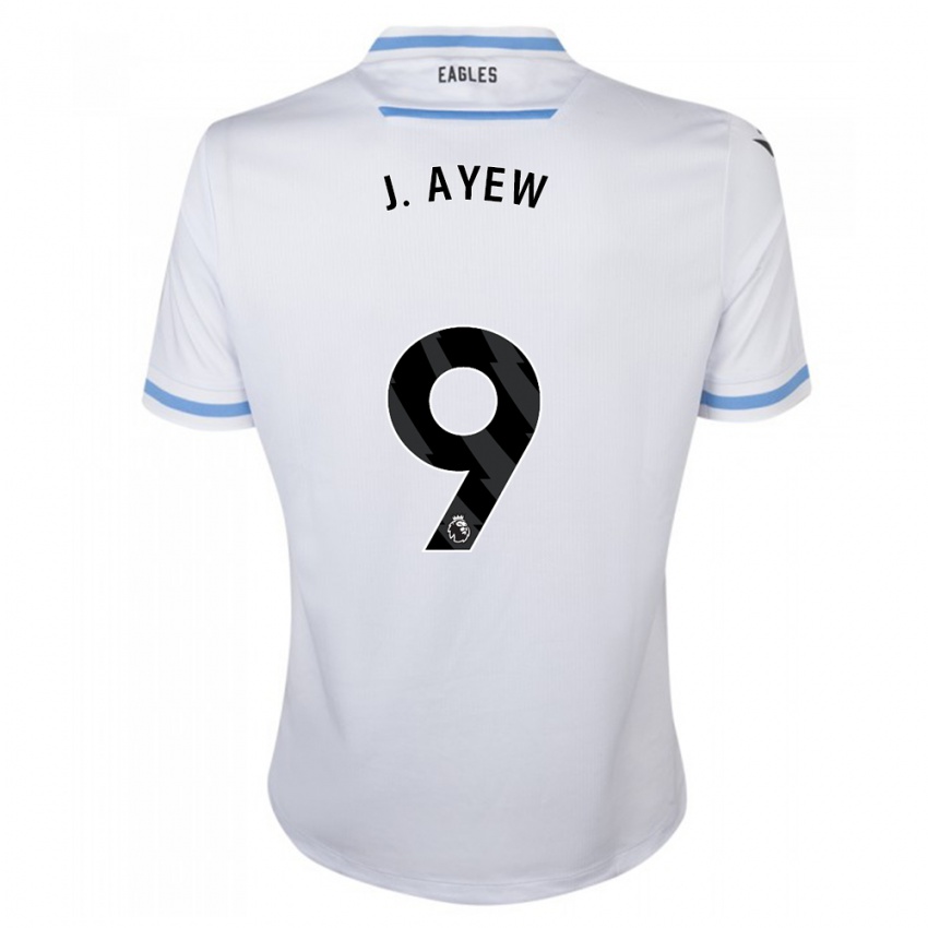 Kinderen Jordan Ayew #9 Wit Uitshirt Uittenue 2023/24 T-Shirt