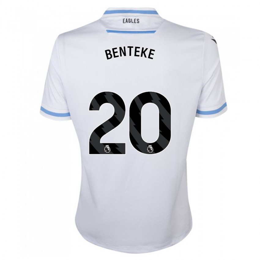 Kinderen Christian Benteke #20 Wit Uitshirt Uittenue 2023/24 T-Shirt