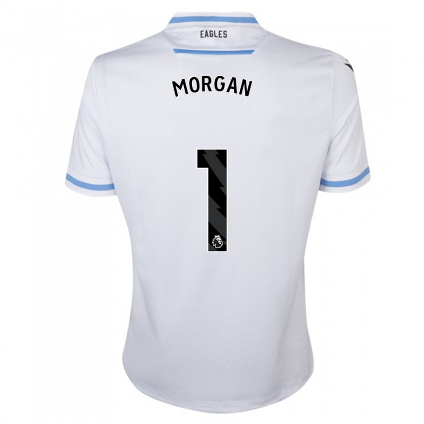 Kinderen Chloe Morgan #1 Wit Uitshirt Uittenue 2023/24 T-Shirt