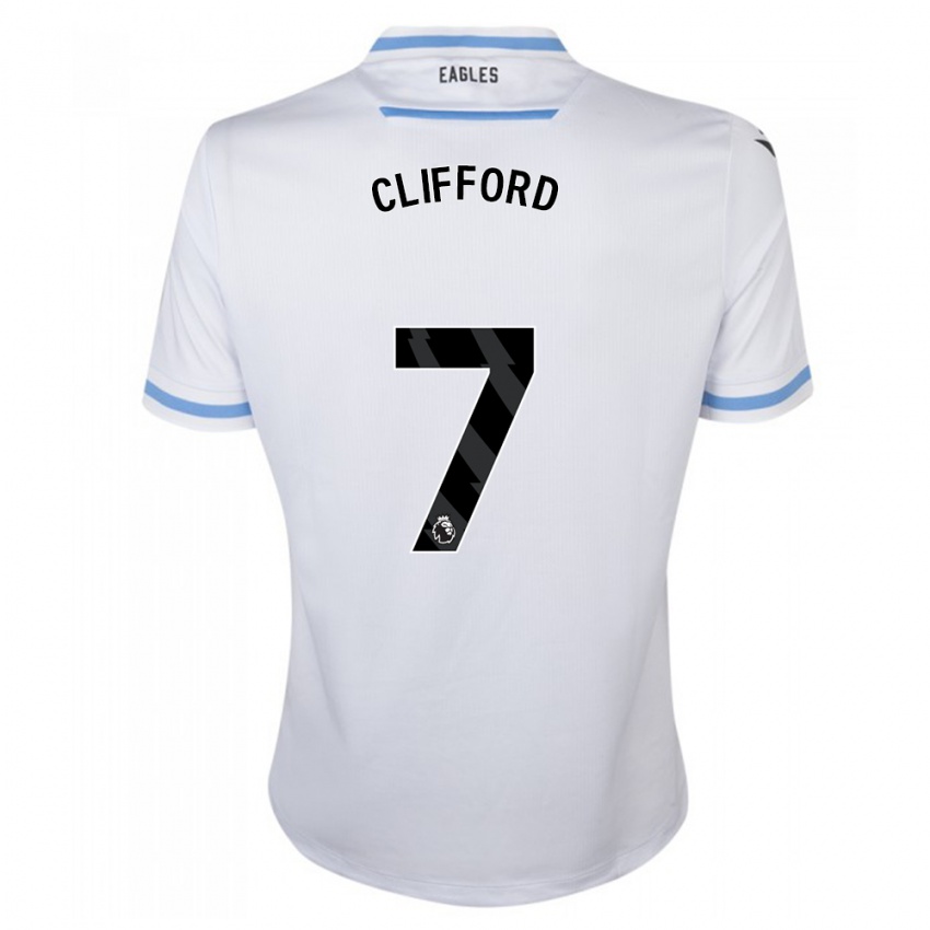 Kinderen Charley Clifford #7 Wit Uitshirt Uittenue 2023/24 T-Shirt