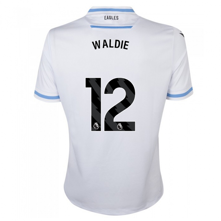 Kinderen Lizzie Waldie #12 Wit Uitshirt Uittenue 2023/24 T-Shirt