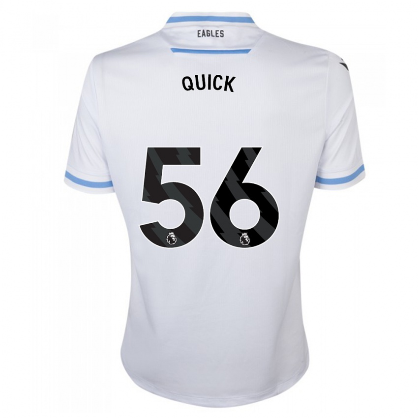 Kinderen Daniel Quick #56 Wit Uitshirt Uittenue 2023/24 T-Shirt