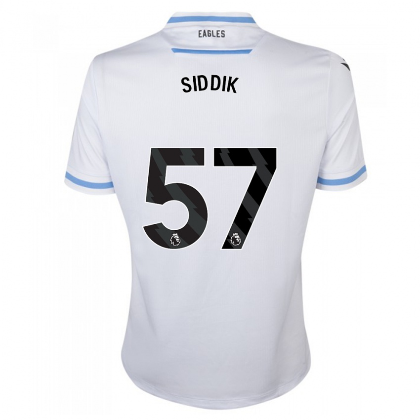 Kinderen Cardo Siddik #57 Wit Uitshirt Uittenue 2023/24 T-Shirt