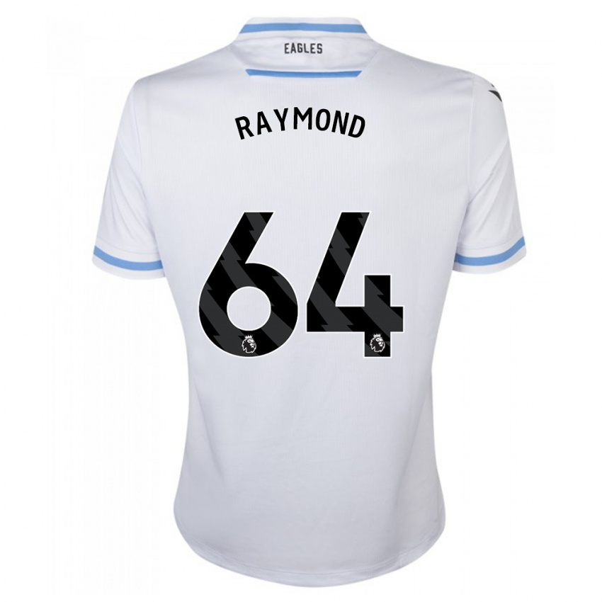 Kinderen Jadan Raymond #64 Wit Uitshirt Uittenue 2023/24 T-Shirt