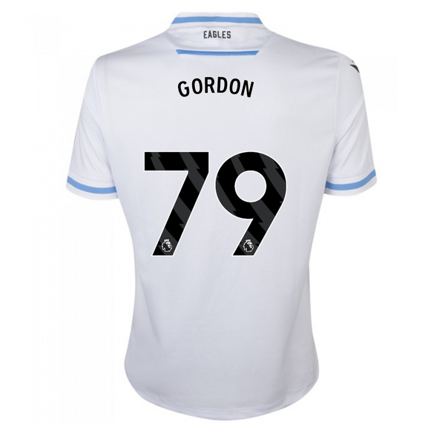 Kinderen John-Kymani Gordon #79 Wit Uitshirt Uittenue 2023/24 T-Shirt