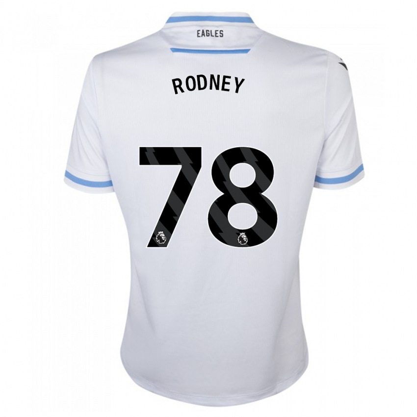 Kinderen Kaden Rodney #78 Wit Uitshirt Uittenue 2023/24 T-Shirt