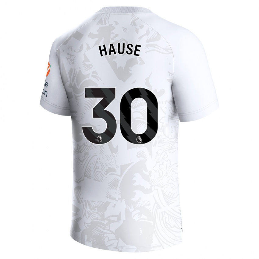 Kinderen Kortney Hause #30 Wit Uitshirt Uittenue 2023/24 T-Shirt