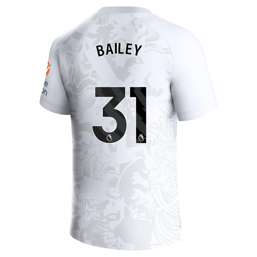 Kinderen Leon Bailey #31 Wit Uitshirt Uittenue 2023/24 T-Shirt