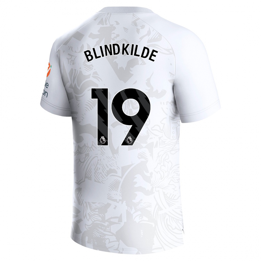 Kinderen Laura Blindkilde #19 Wit Uitshirt Uittenue 2023/24 T-Shirt