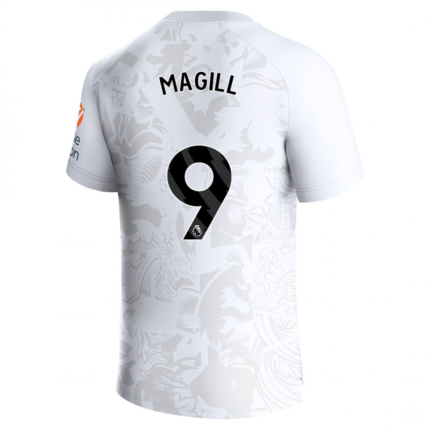 Kinderen Simone Magill #9 Wit Uitshirt Uittenue 2023/24 T-Shirt