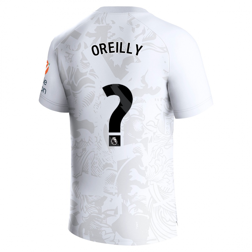 Kinderen Aaron Oreilly #0 Wit Uitshirt Uittenue 2023/24 T-Shirt