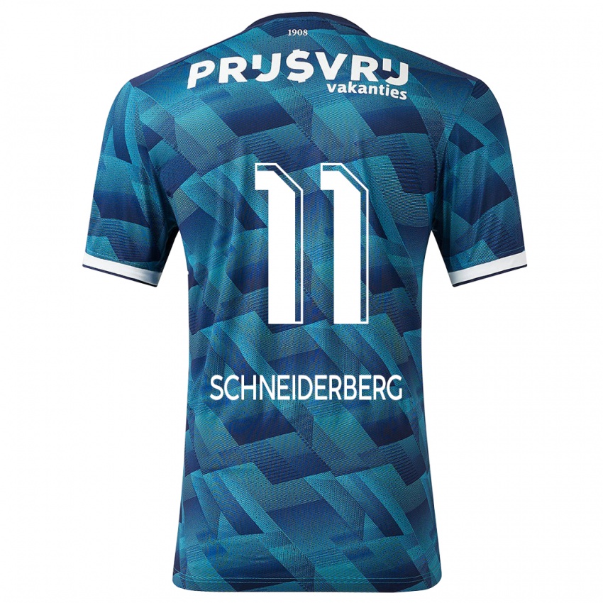 Kinderen July Schneiderberg #11 Blauw Uitshirt Uittenue 2023/24 T-Shirt