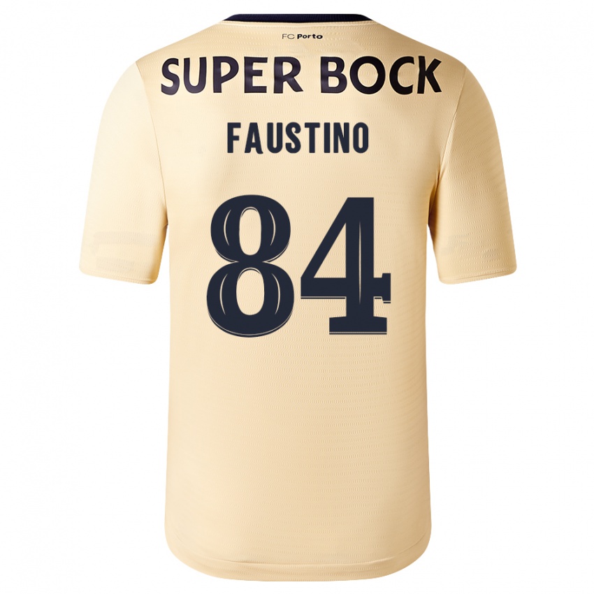 Kinderen Levi Faustino #84 Beige-Gouden Uitshirt Uittenue 2023/24 T-Shirt