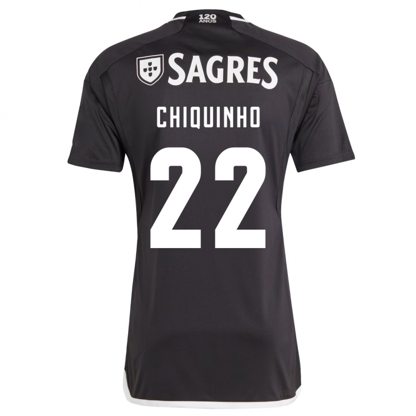 Kinderen Chiquinho #22 Zwart Uitshirt Uittenue 2023/24 T-Shirt