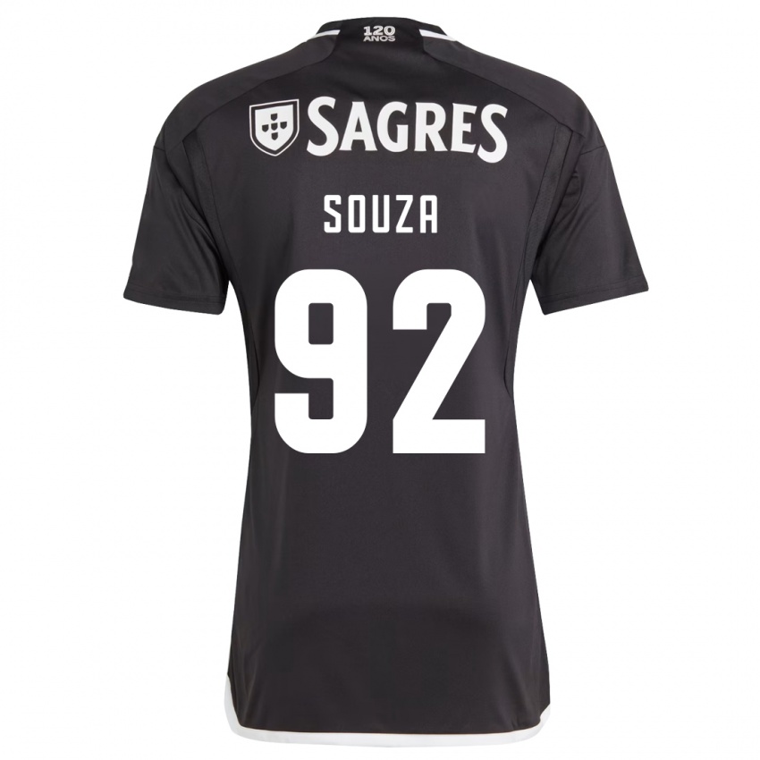 Kinderen Pedro Souza #92 Zwart Uitshirt Uittenue 2023/24 T-Shirt