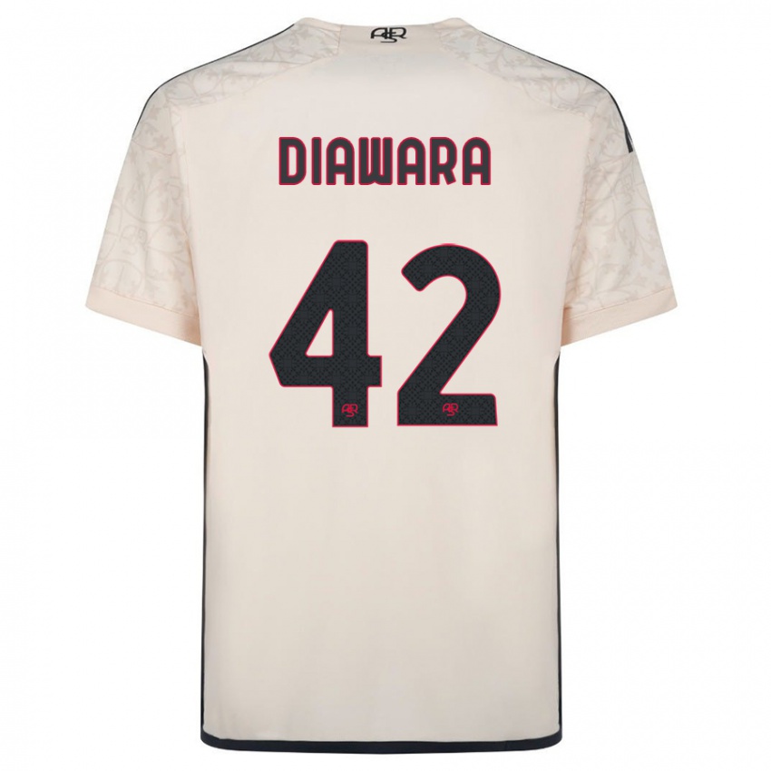 Kinderen Amadou Diawara #42 Gebroken Wit Uitshirt Uittenue 2023/24 T-Shirt