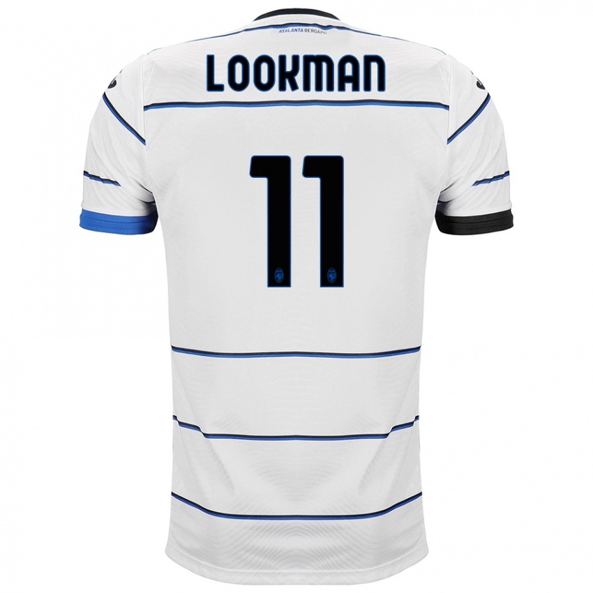 Kinderen Ademola Lookman #11 Wit Uitshirt Uittenue 2023/24 T-Shirt