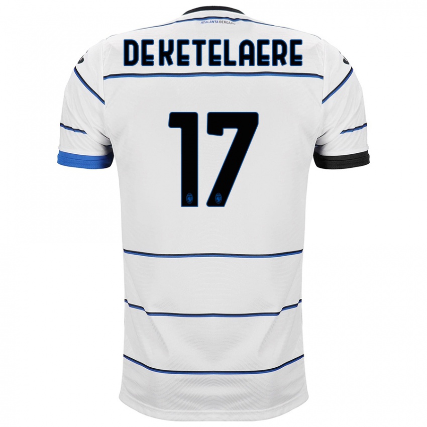 Kinderen Charles De Ketelaere #17 Wit Uitshirt Uittenue 2023/24 T-Shirt