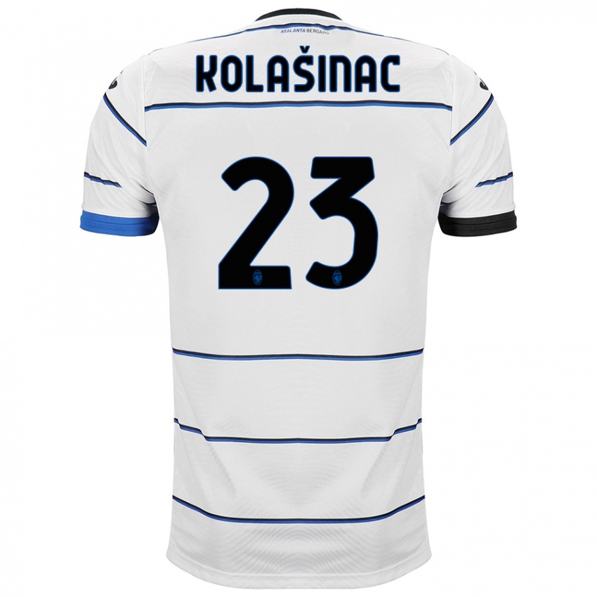 Kinderen Sead Kolasinac #23 Wit Uitshirt Uittenue 2023/24 T-Shirt
